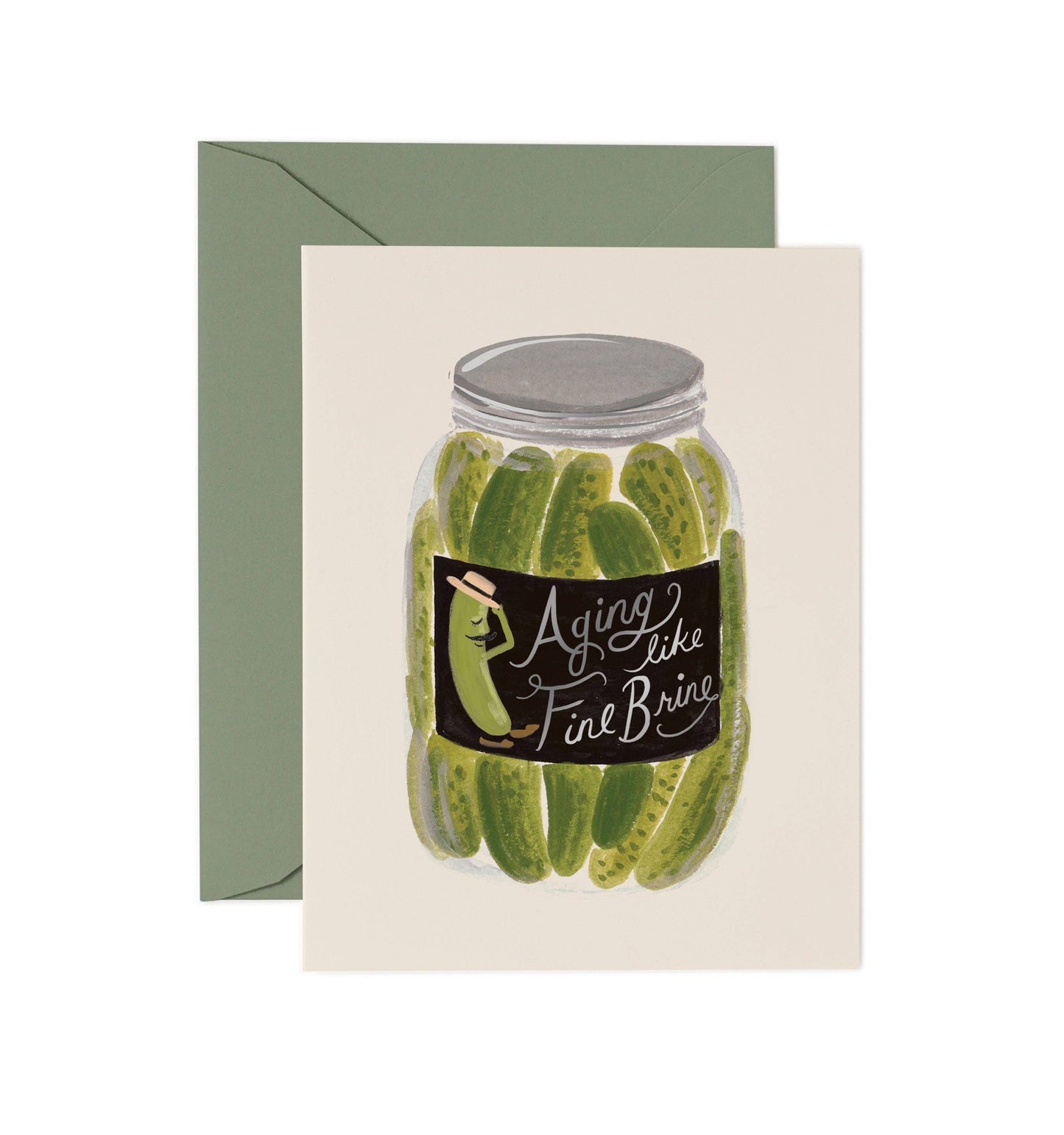 Rifle Paper Co. - Aging Like Fine Brine Birthday Card