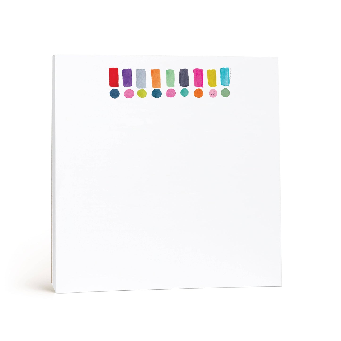 E. Frances Paper - Happy Dots Exclamation Square Notepad