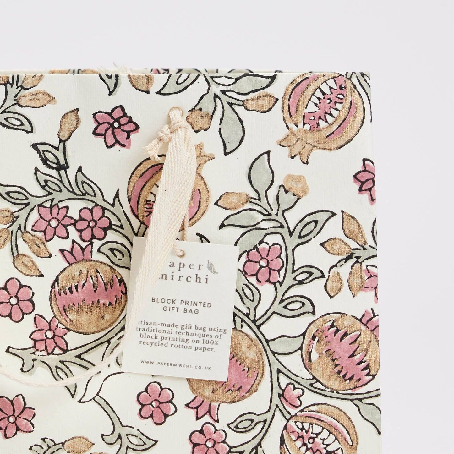 Printed Gift Bags (Medium) - Pink Earth