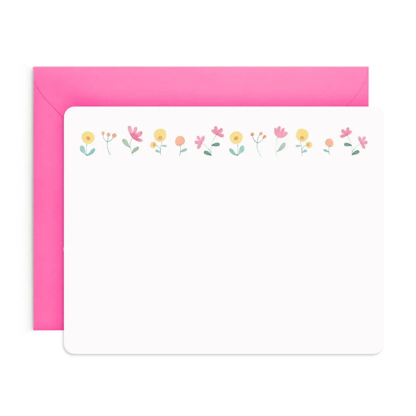 E. Frances Paper - Spring Flowers Flat Note (Boxed set of 8)