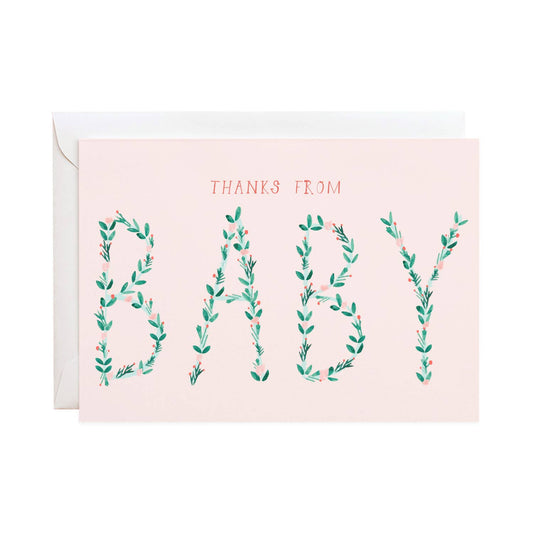 Thanks from Baby - Notecards