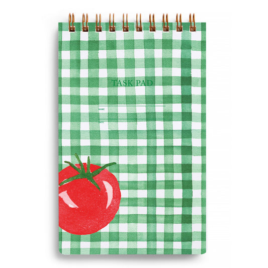 E. Frances Paper - Tomato Green Gingham Task Pad