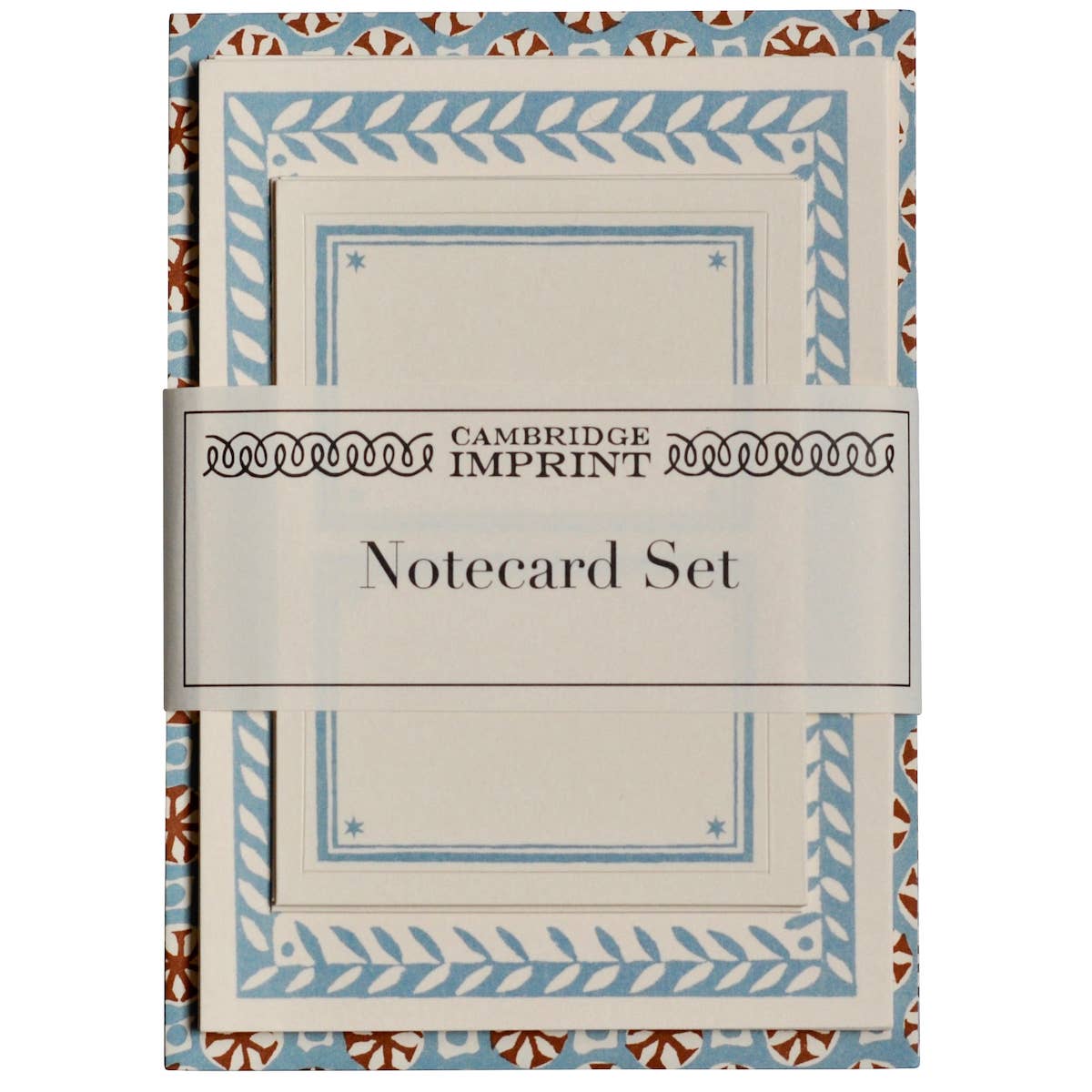 Sea Urchin Sky and Cocoa Set of Notecards and Envelopes