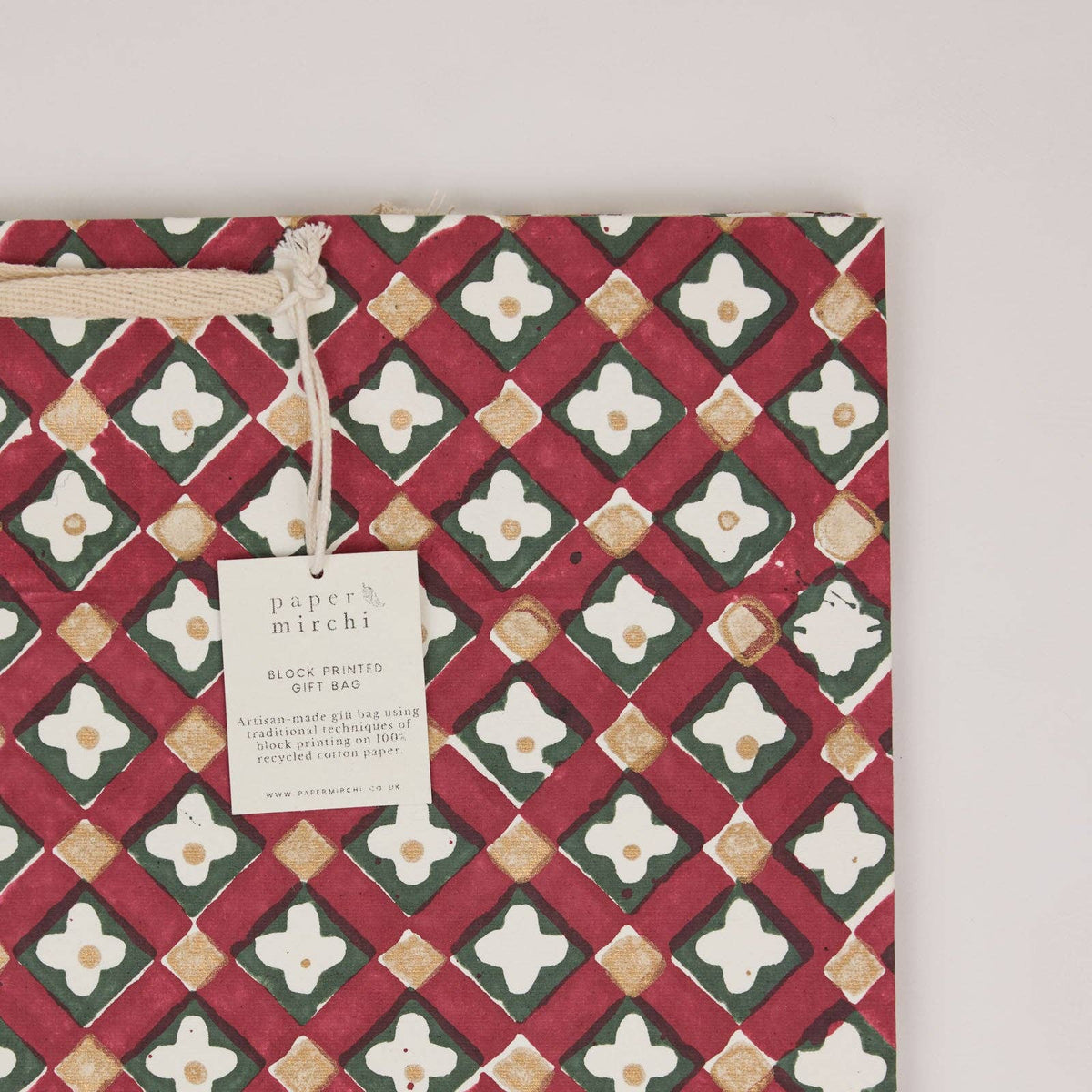Traditional Christmas Gift Bags - Large