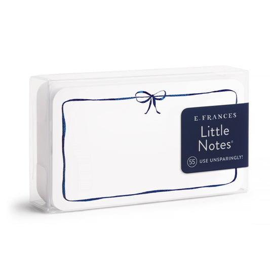 Packaged product with 'E. Frances Little Notes' label on a white background