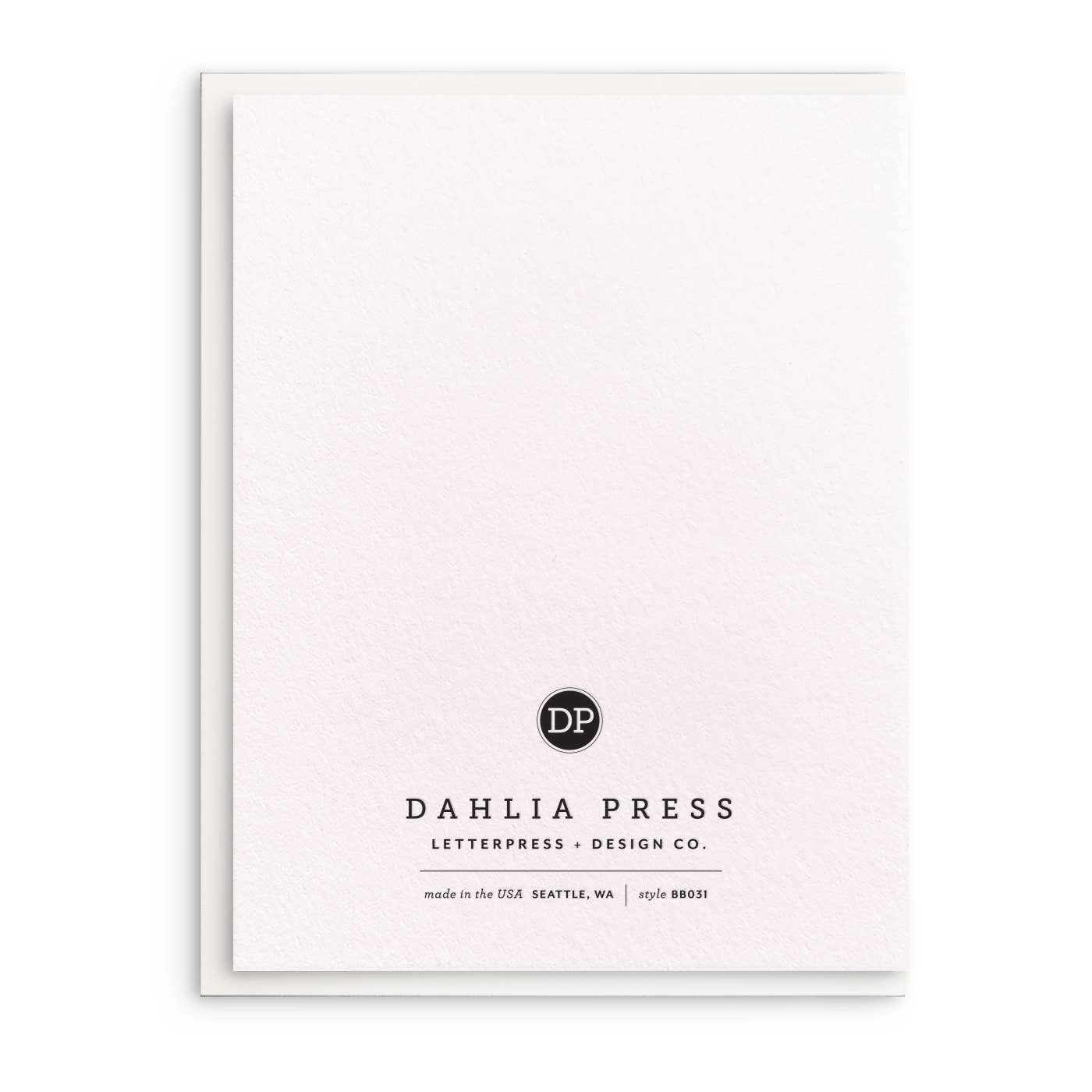 Dahlia Press - New Human, Letterpress Baby Greeting Card