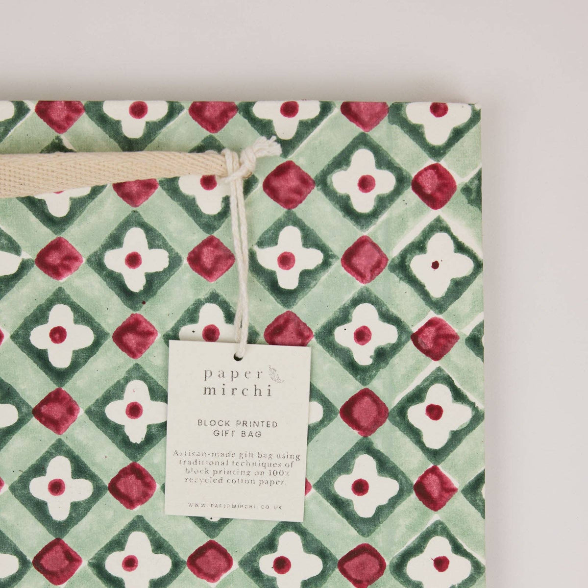 Traditional Christmas Gift Bags - Large