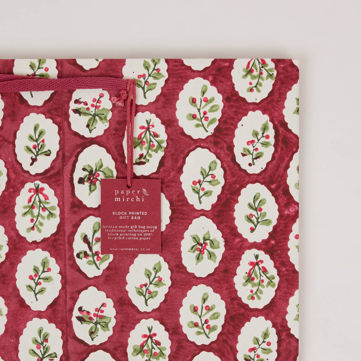 Christmas Pudding Gift Bags - Large