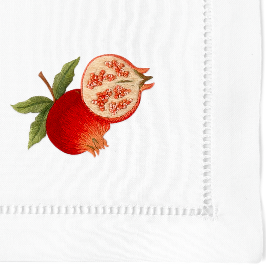 Henry Handwork - Pomegranate Hand Towel