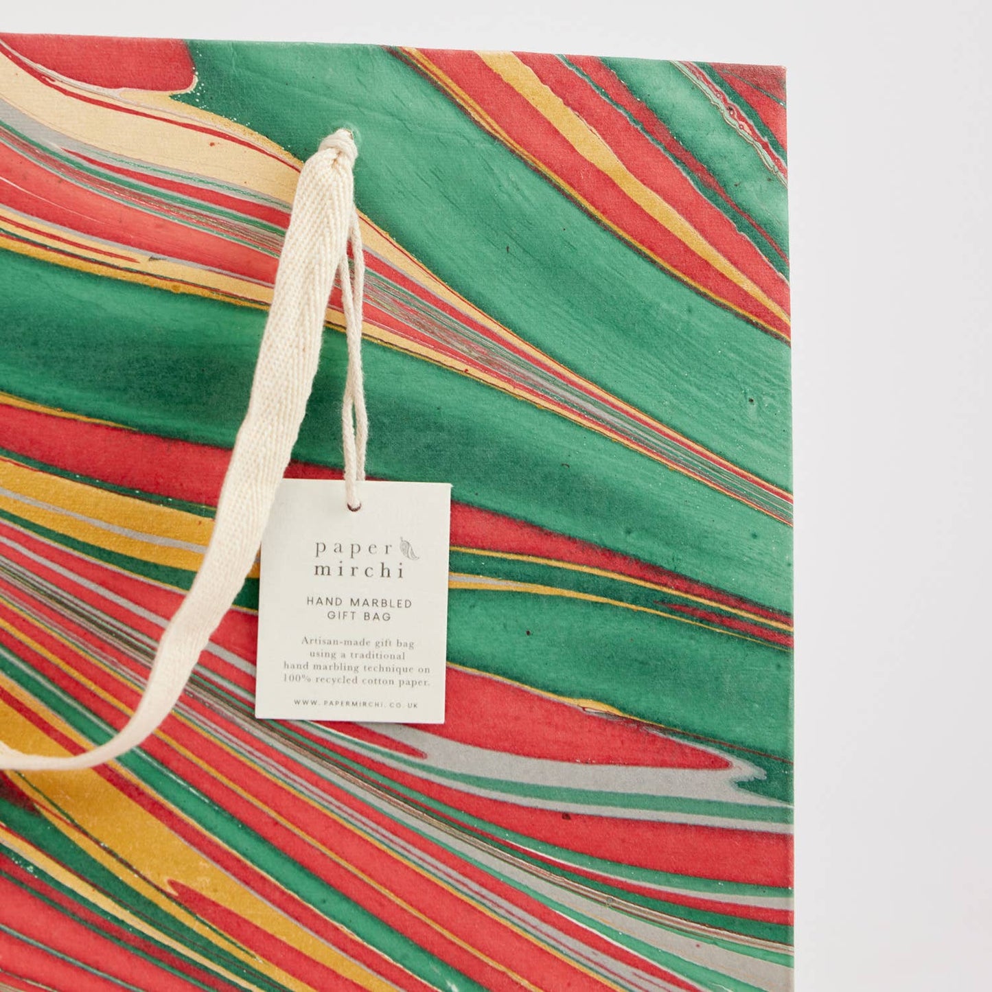 Hand Marbled Gift Bag