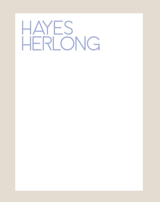 Hayes custom notepad