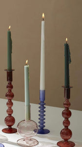 Amber candleholder