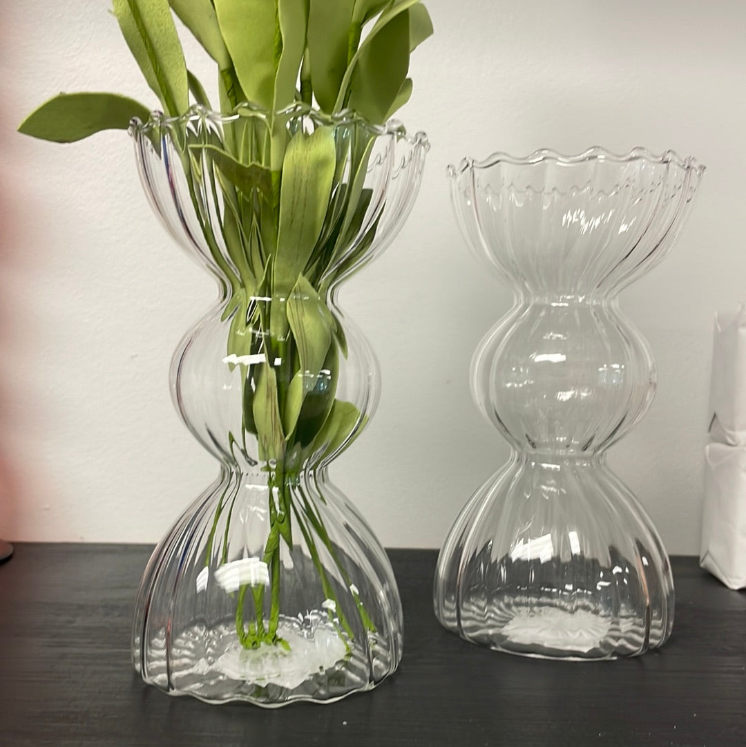 Clear vase