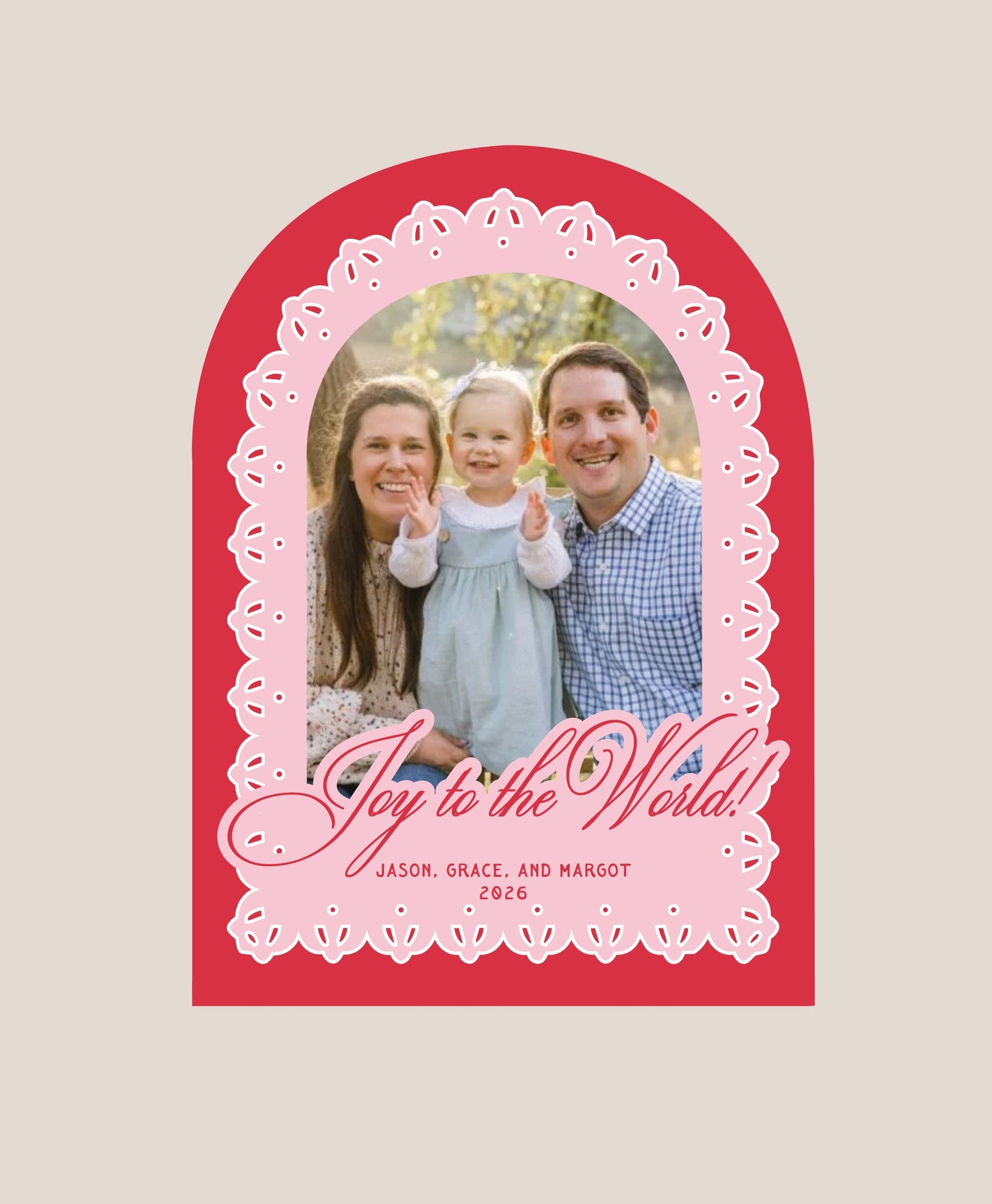 Joy to the World Christmas Card