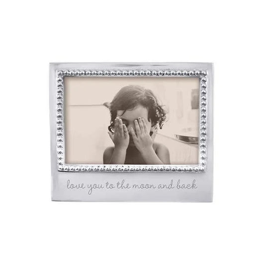Love You to the Moon and Back Beaded 4x6 Frame