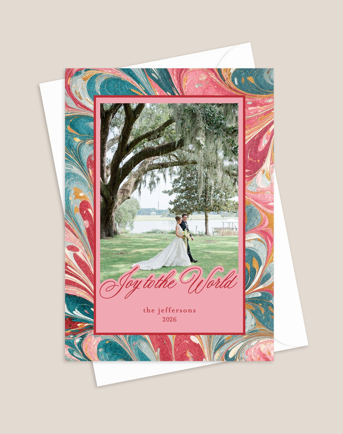 Hard Candy Christmas Marble Card
