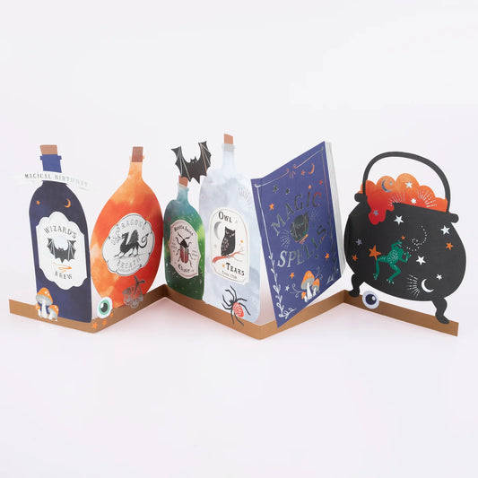 Potion Bottles Birthday Card