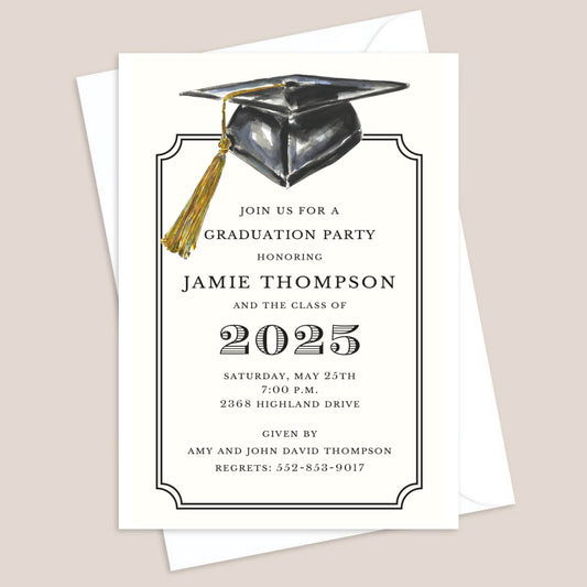 Classic Graduation Announcement