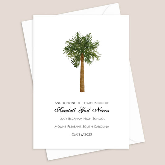 Coastal Graduation Announcement