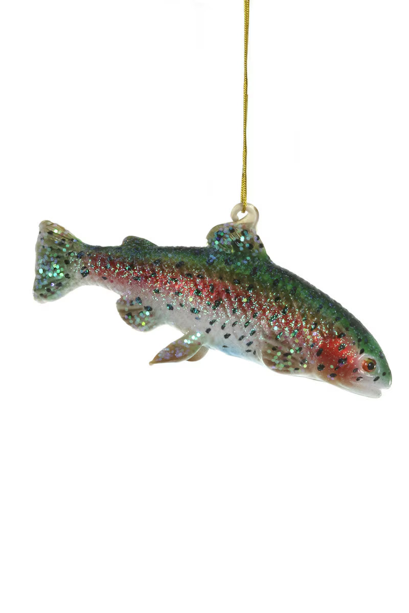 Decorative fish ornament on a white background