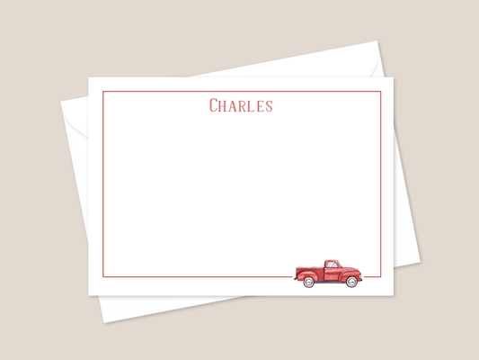 Red Truck Stationery