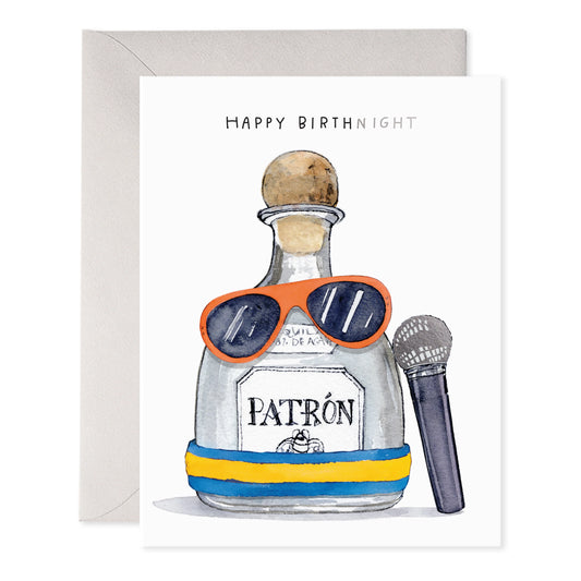 Tequila Bday Greeting Card