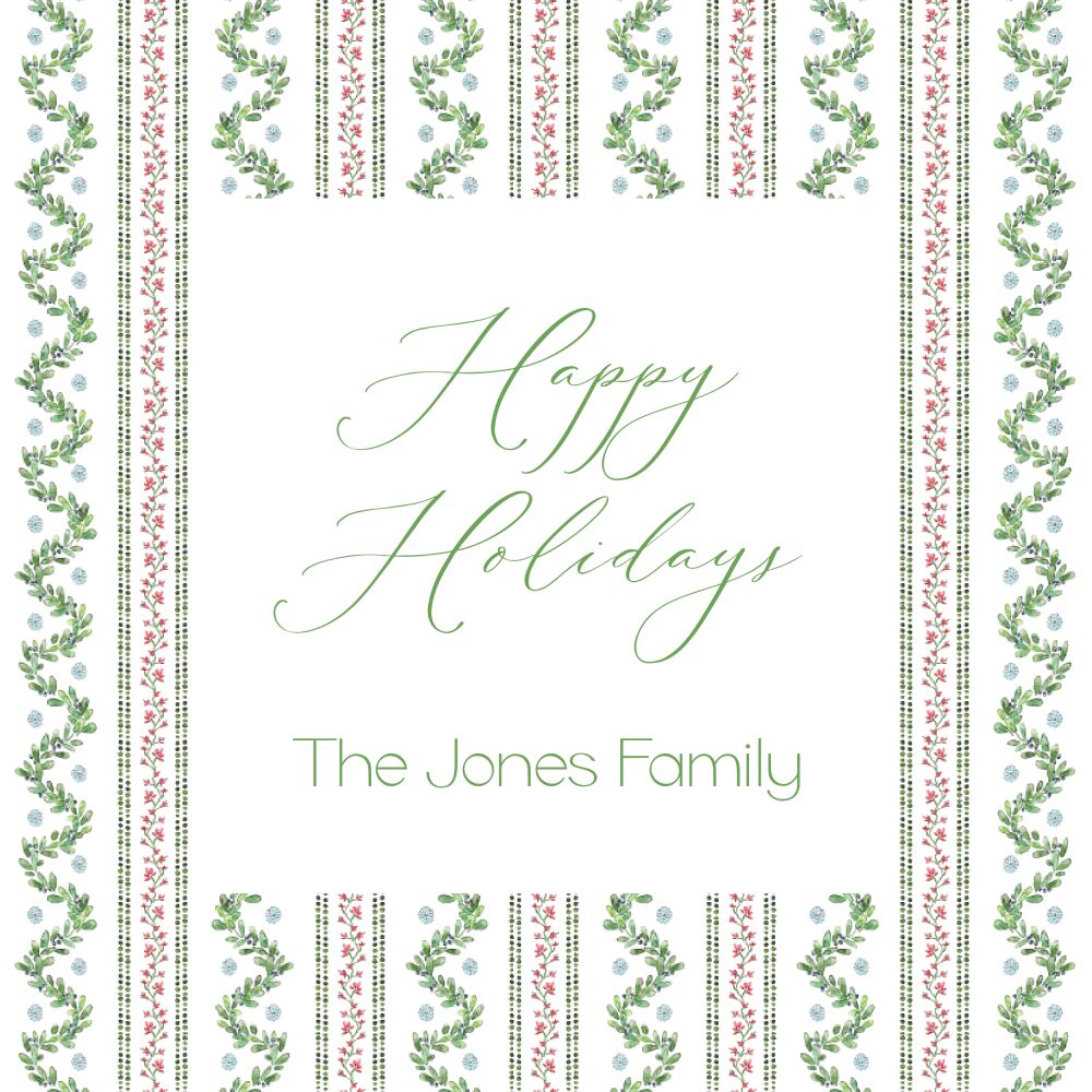 Winter Fronds Enclosure Cards