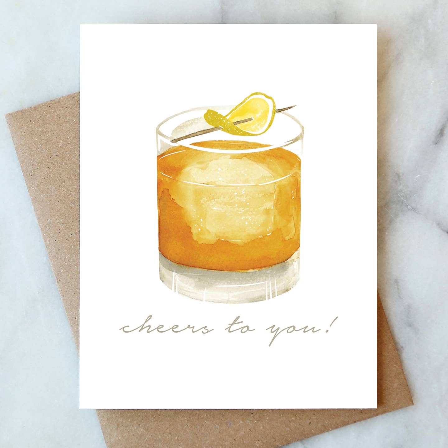 Whiskey Cheers Greeting Card