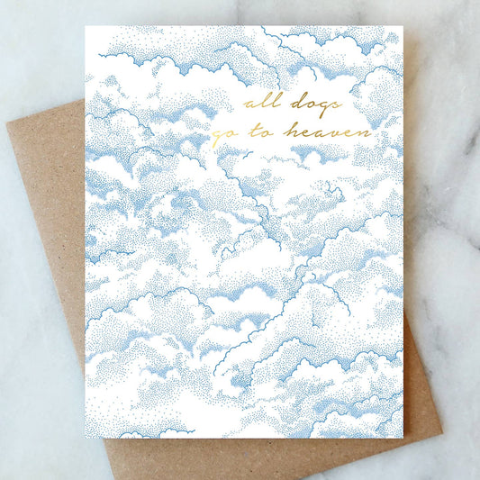 All Dogs Go To Heaven Greeting Card | Sympathy & Condolence