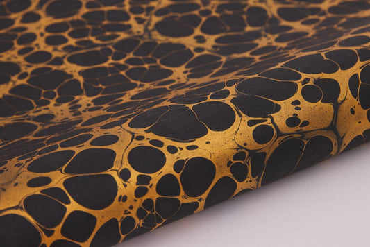 Bubbles Gold Gift Wrap Sheets