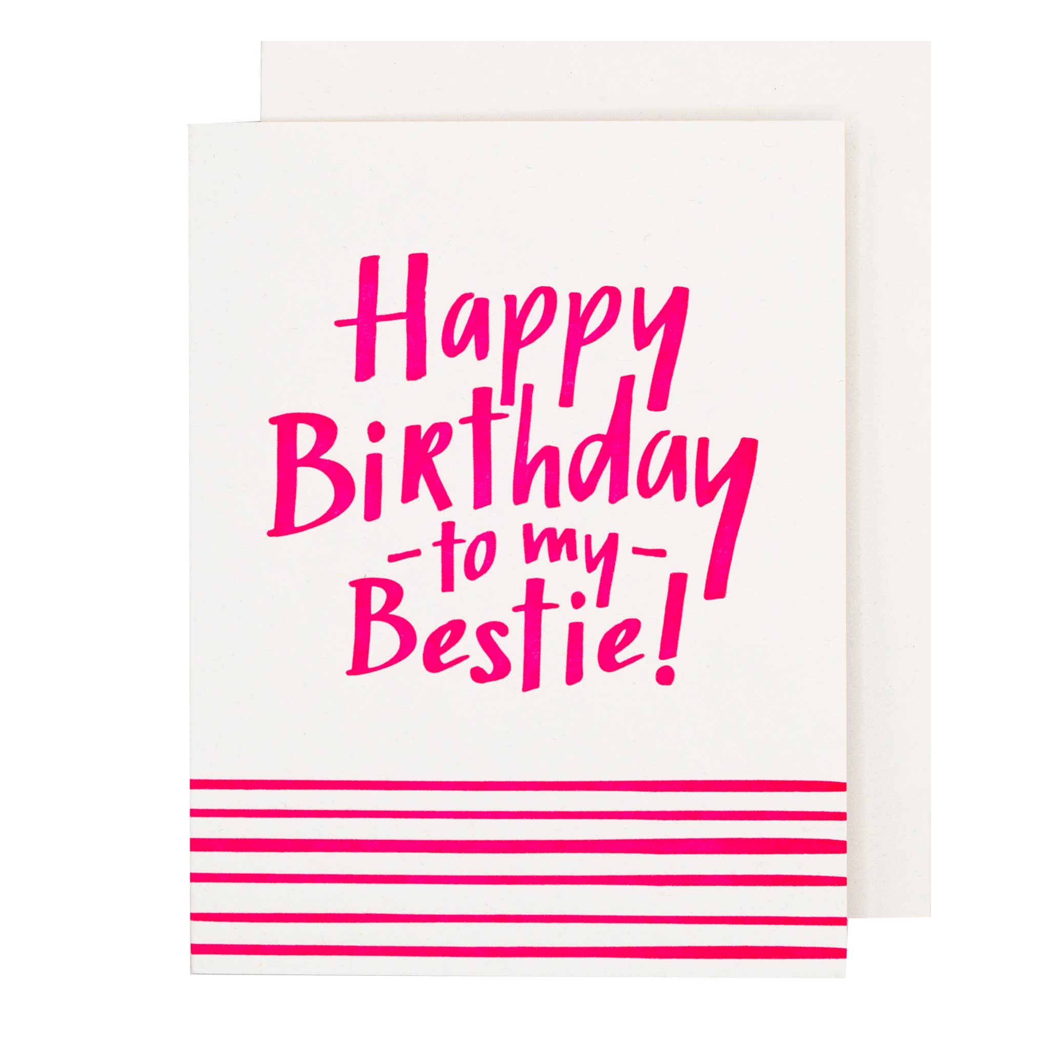 To My Bestie Birthday Card