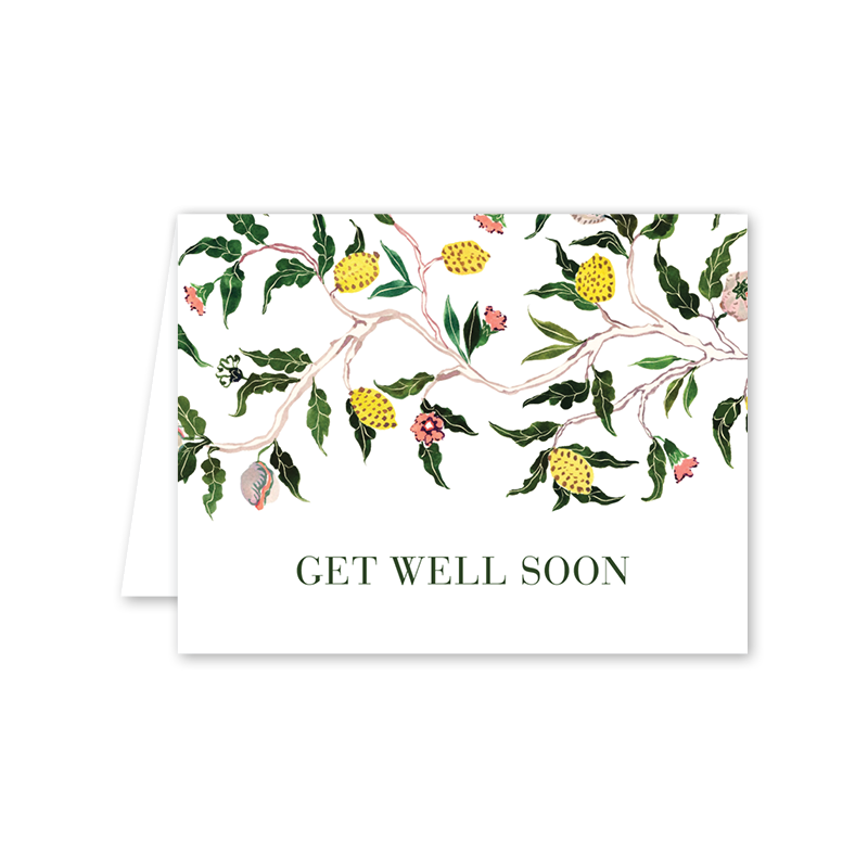 Botanical Get Well Card
