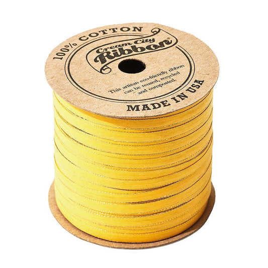 Yellow Cotton Ribbon