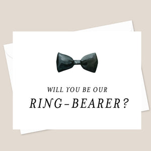 Will you be our ring bearer?